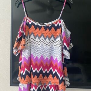 Chevron Patterned Women's Top